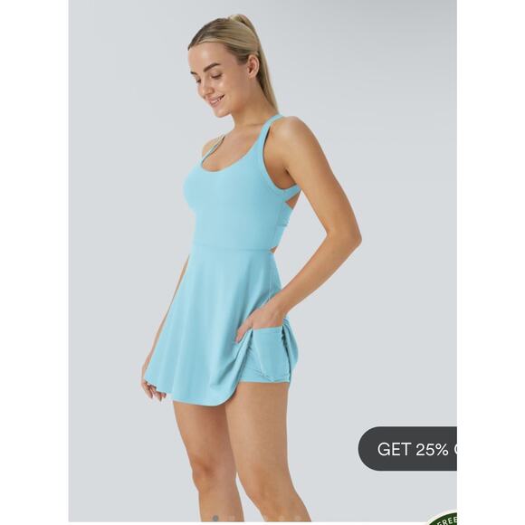 Harla Pants - NWT Harla Airy Backless Twisted Cool Touch Active Dance Mini Dress Size XS